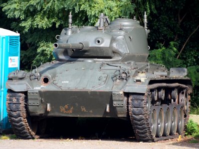 Oude M24 Chaffee van het Nederlandsche leger