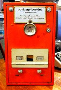 Oude postzegelboekjes automaat foto 1