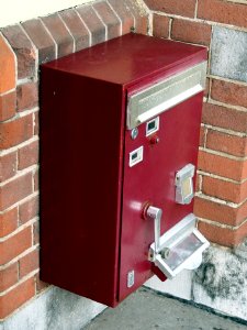Oude postzegel automaat pic1