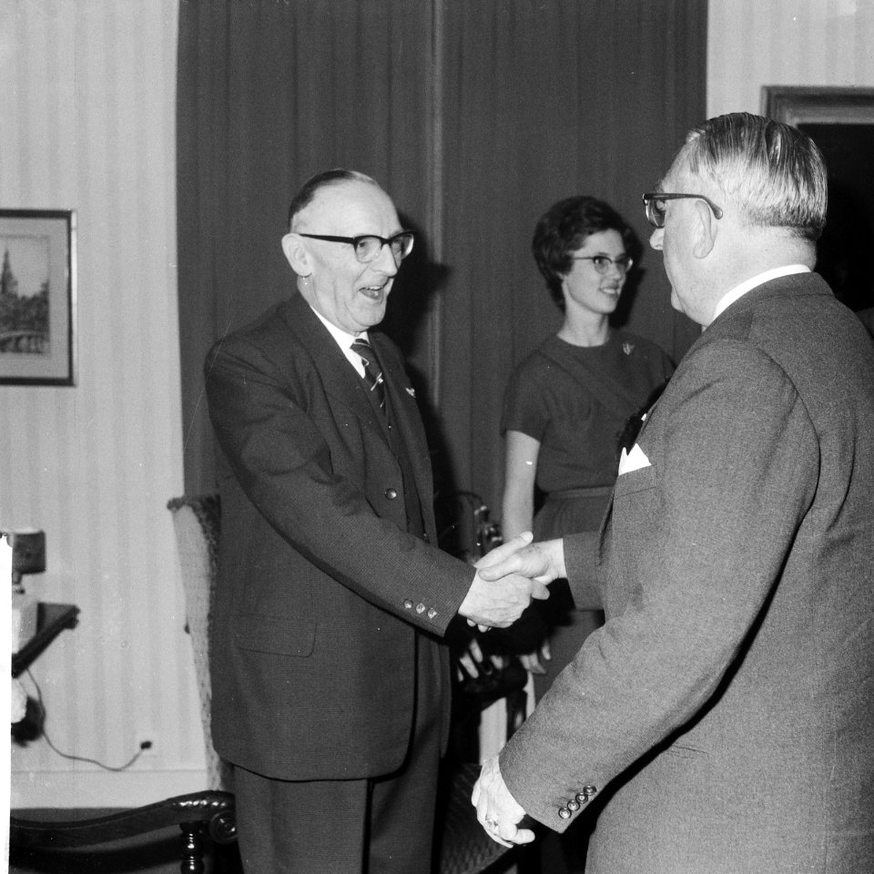 Oud minister Teulings 70 jaar te Vught, Bestanddeelnr 913-1841