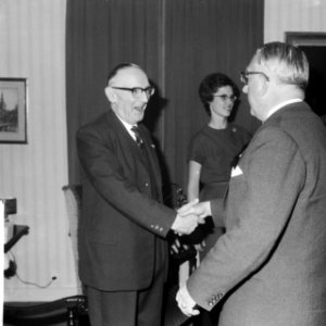 Oud minister Teulings 70 jaar te Vught, Bestanddeelnr 913-1841