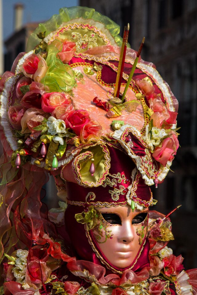 Venetian masquerade costume