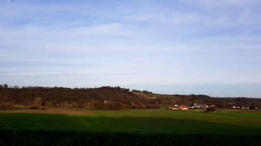 Oud-Valkenburg-Zicht op Oud-Valkenburg vanuit Biebosch (3)