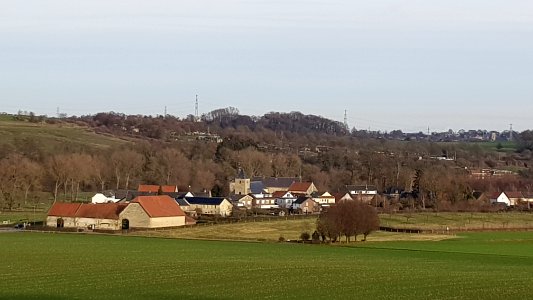 Oud-Valkenburg-Zicht op Oud-Valkenburg vanuit Biebosch (2)