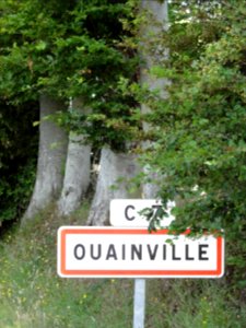 Ouainville (Seine-Mar.) entrée