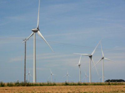 Ouainville et Canouville (Seine-Mar.) éoliennes