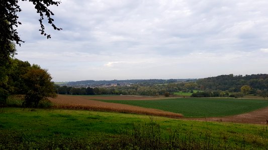 Oud-Valkenburg-zicht op Valkenburg vanuit Sint-Jansbosch (1)