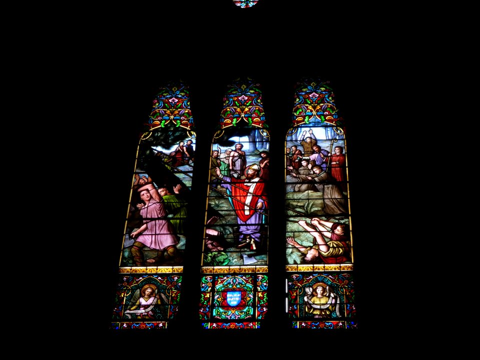Oullins - Place Anatole France - Église Saint-Martin - Vitraux 02