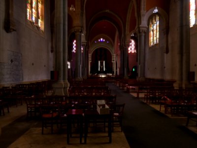 Oullins - Place Anatole France - Église Saint-Martin - Nef