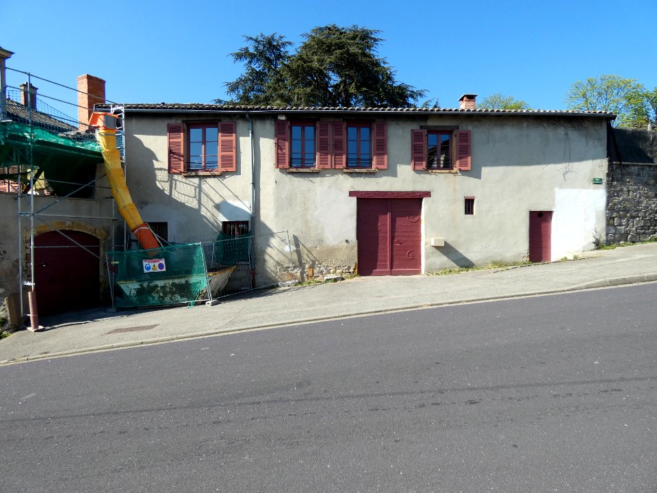 Oullins - Rue de la Cadière - Maison de la Cadière, en travaux