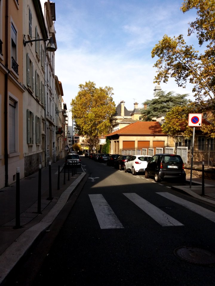 Oullins - Rue Étienne Dolet, depuis la rue Raspail