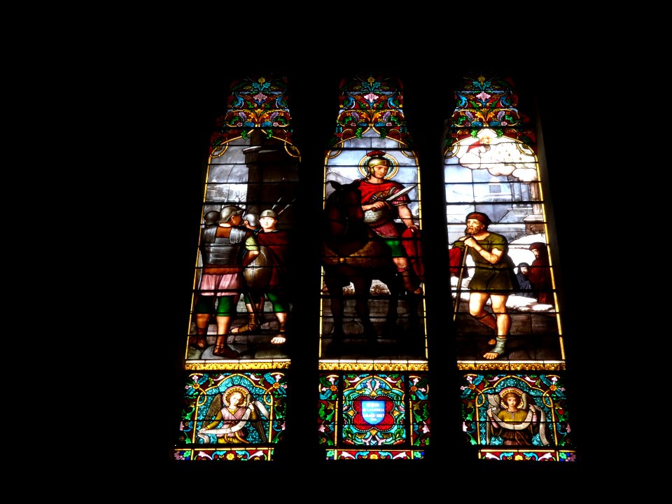 Oullins - Place Anatole France - Église Saint-Martin - Vitraux 01