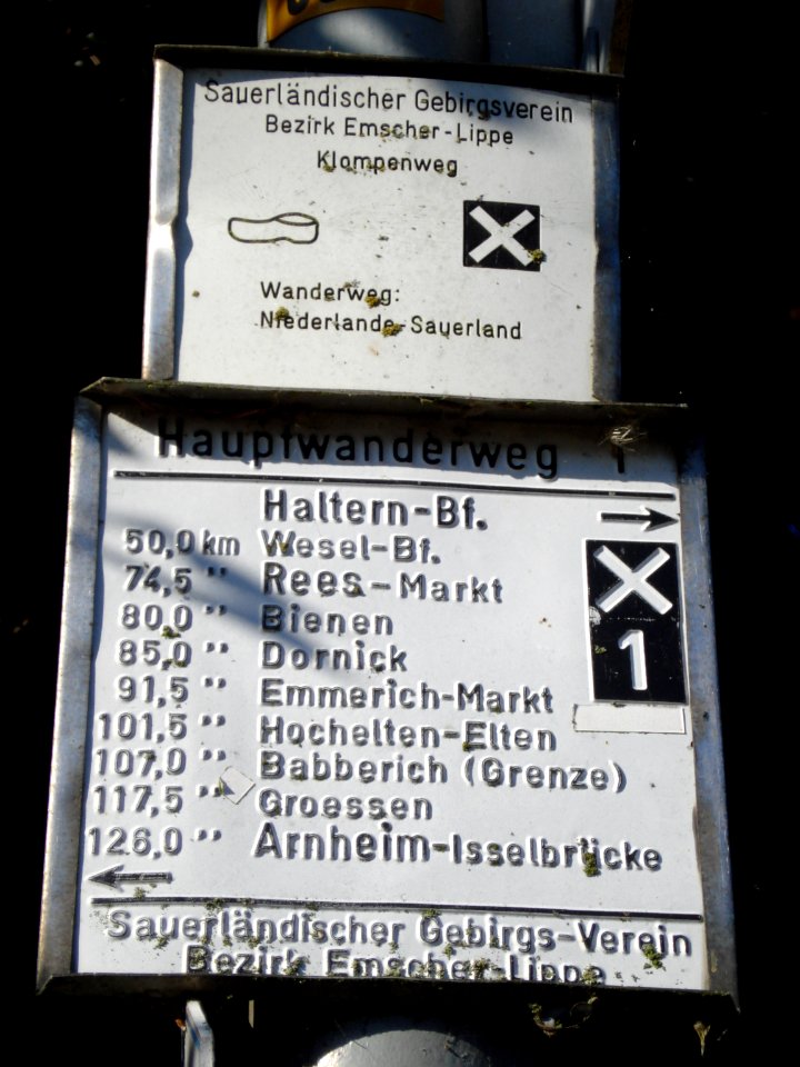 Oud-Zevenaar (Gld,NL) klompenweg Sauerland-Arnheim