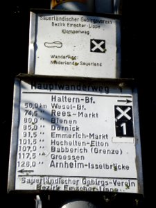 Oud-Zevenaar (Gld,NL) klompenweg Sauerland-Arnheim
