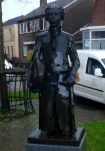 Oud ade kunstwerk leids kaasboerinnetje