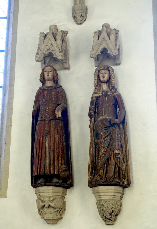 Otto the Mild and Agnes of Brandenburg - Brunswick Cathedral - Braunschweig, Germany - DSC04464