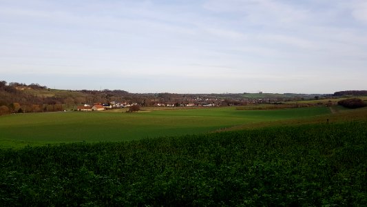 Oud-Valkenburg-Zicht op Oud-Valkenburg vanuit Biebosch (1)