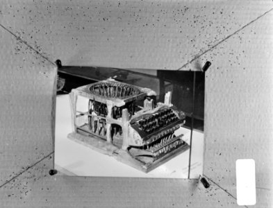 Oudste schrijfmachine in museum Wenen, Bestanddeelnr 924-7493