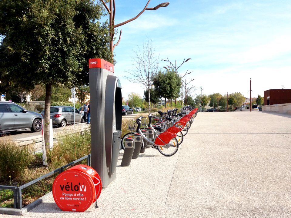 Oullins - Avenue du Rhône, station Vélo'v 20001