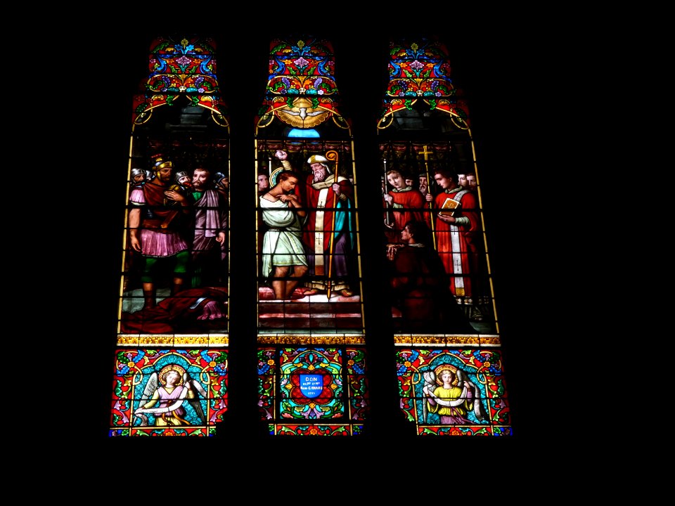 Oullins - Place Anatole France - Église Saint-Martin - Vitraux 04