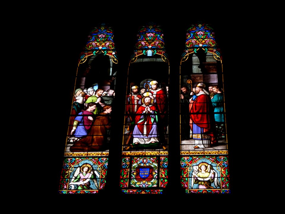 Oullins - Place Anatole France - Église Saint-Martin - Vitraux 06
