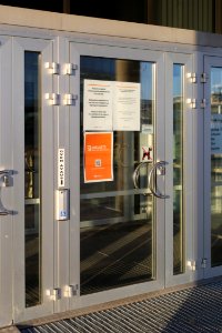 Oulu City Library Door 20200409