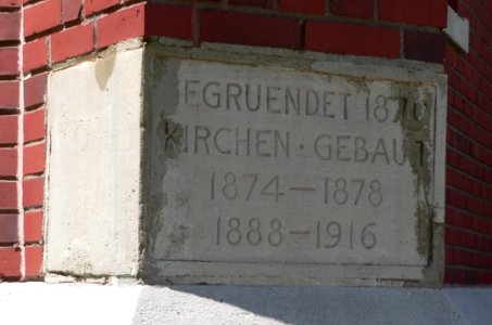 Our Redeemer Lutheran Church (Staplehurst, NE) cornerstone