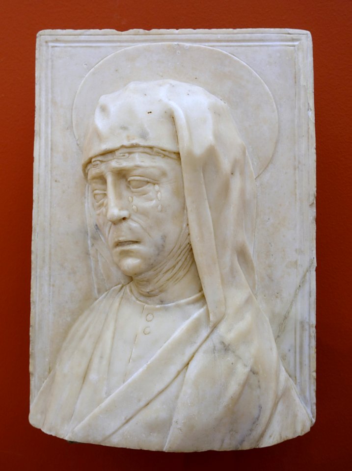 Our Lady of Sorrows by Gregorio di Lorenzo, c. 1480, marble - Bode-Museum - DSC03716