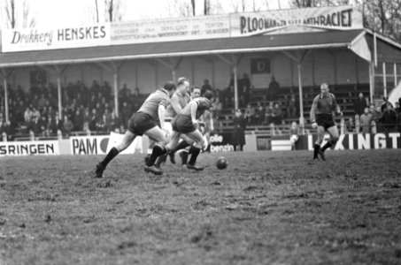 Oud-Internationals Nederland tegen Belgie, nummer 9 Kees Rijvers (kop), Bestanddeelnr 919-0388