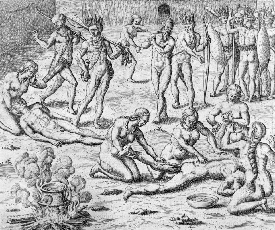 Os Filhos de Pindorama. Cannibalism in Brazil in 1557 0