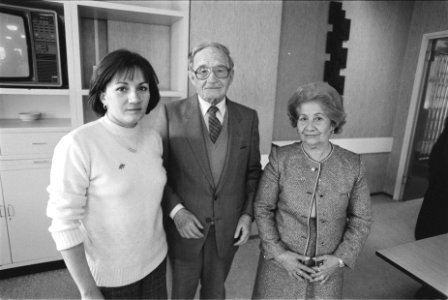 Ouders en zuster van de op 14 maart 1983 in El Salvador vermoorde Marianella Gar, Bestanddeelnr 932-9078