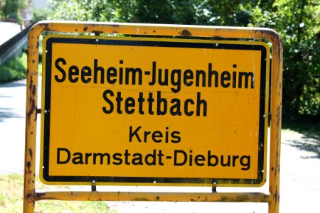 Ortsschild Stettbach