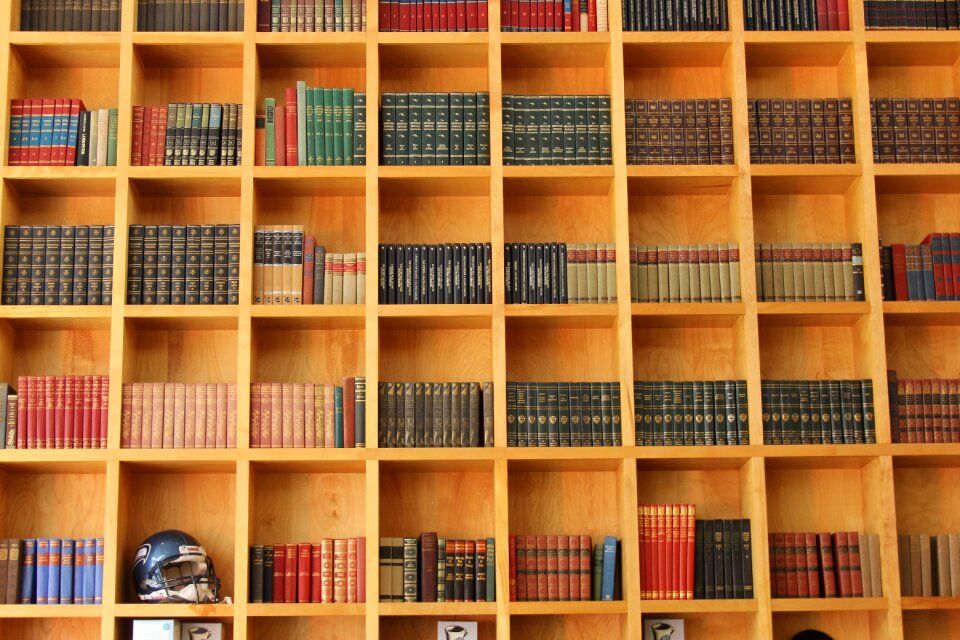 Bookstore bookshelf shelf photo