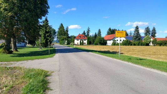 Ortsschild Oberhöfen, Ettringen