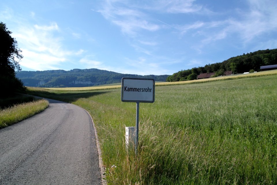 Ortsschild Kammersrohr Mai 2011