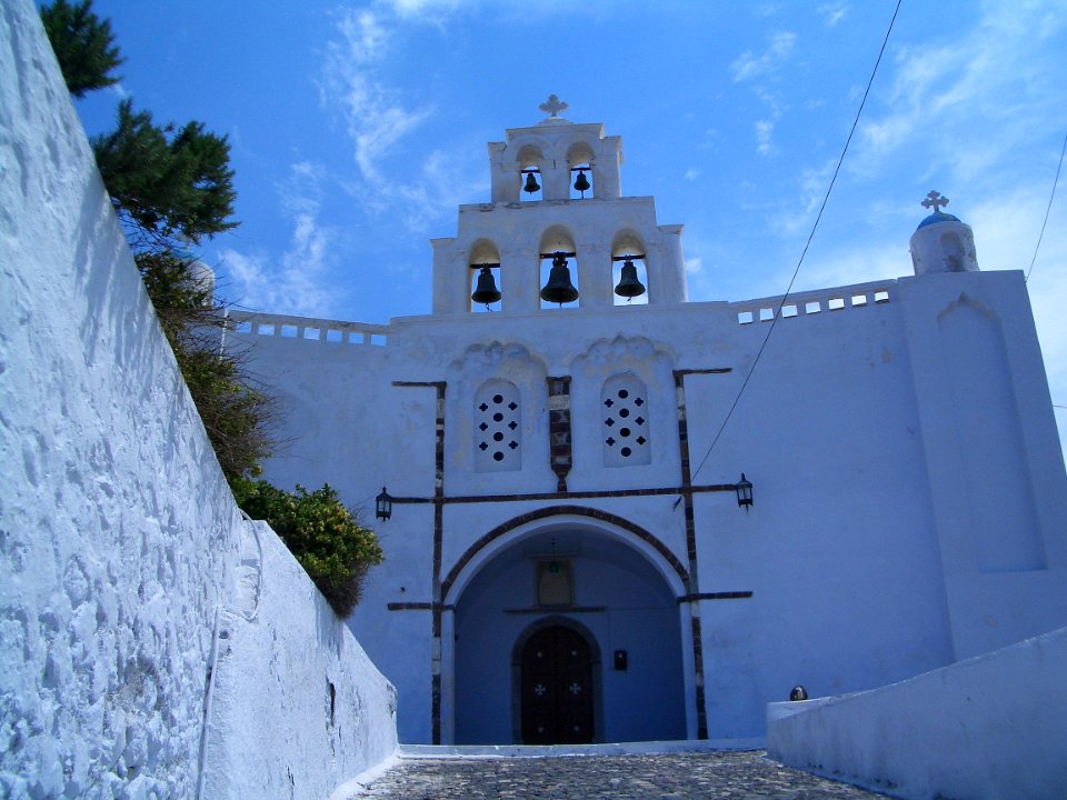 Orthodox church in Santorin