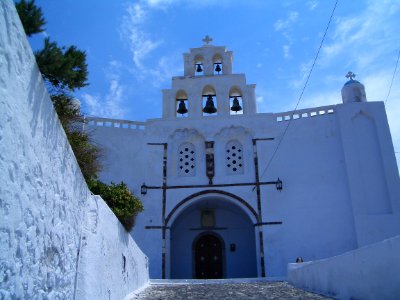Orthodox church in Santorin