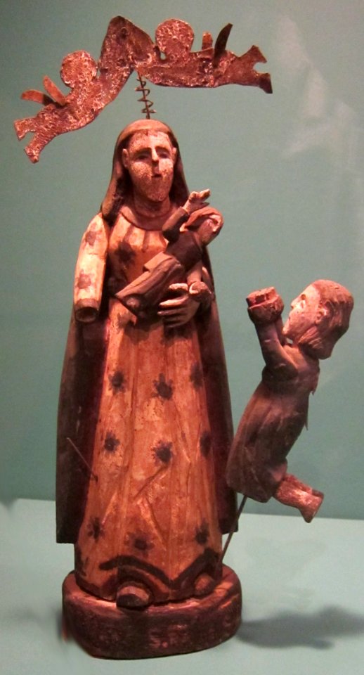 Our Lady of Light, wood and sheet metal from the Philippines, Honolulu Museum of Art