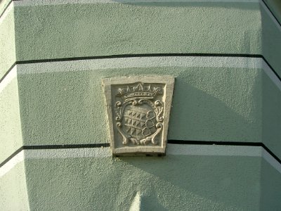 Ostenstr 31a Eichstätt -Eckerker Wappen