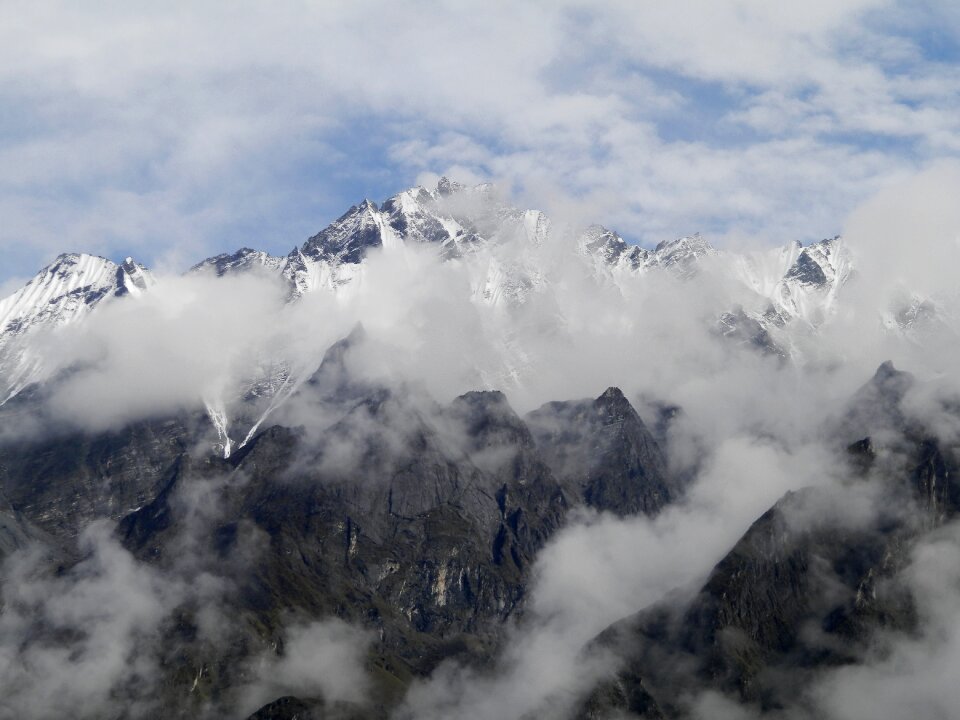 Nepal nature clouds