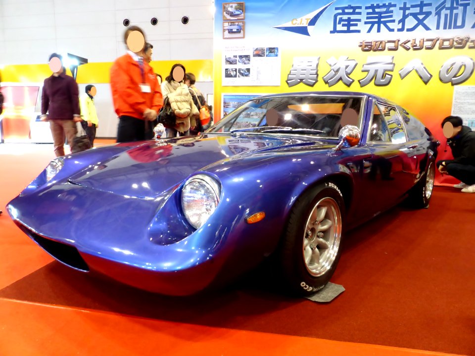 Osaka Motor Show 2013 (222) Lotus Europa EV by College of Industrial Technology