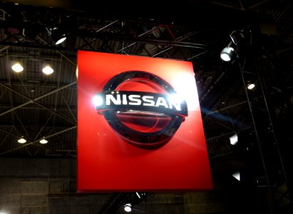 Osaka Motor Show 2013 (1) Nissan logo photo