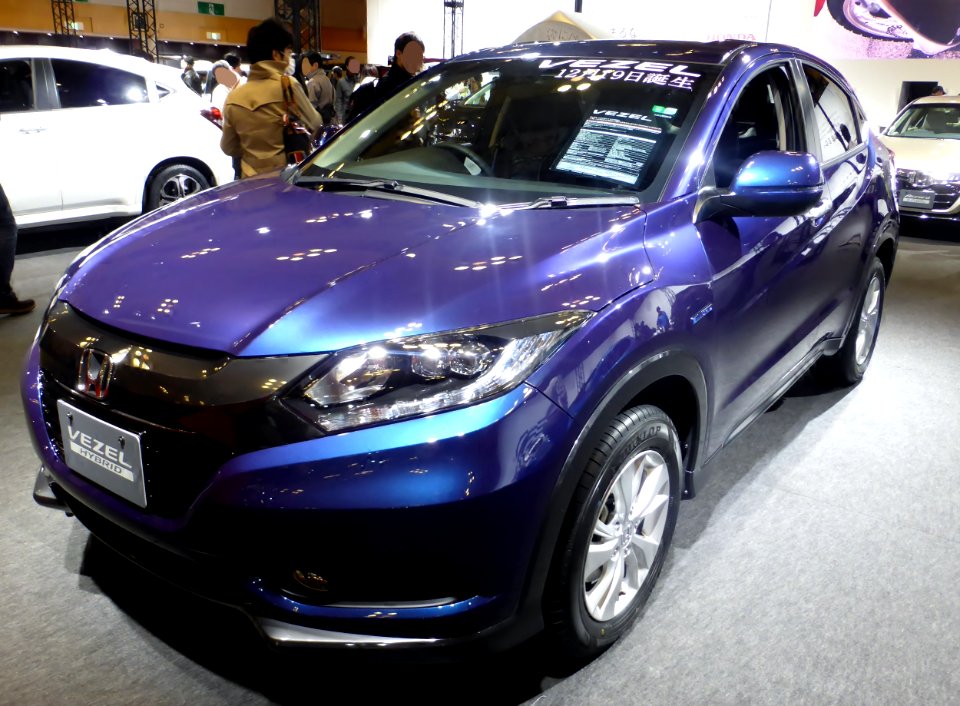 Osaka Motor Show 2013 (179) Honda VEZEL HYBRID X (RU3)