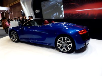 Osaka Motor Show 2013 (115) Audi R8 V10 Spyder