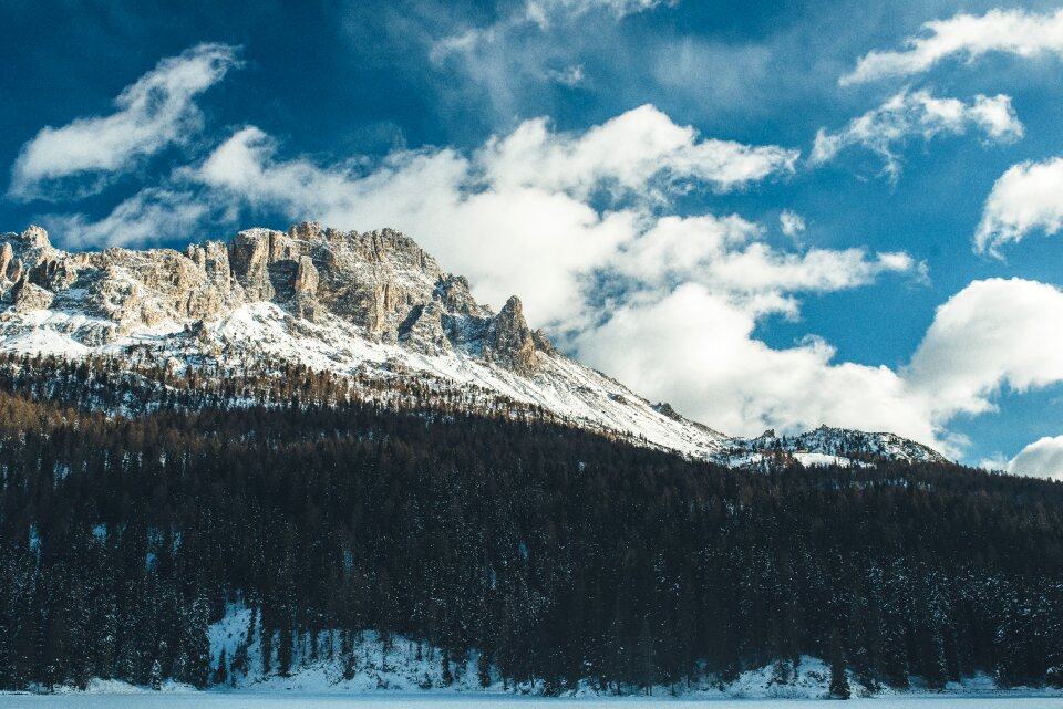 Mountain peak nature rocky mountain