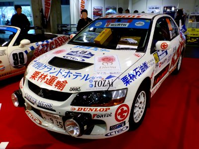 Osaka Auto Messe 2014 (68) Rally Hokkaido No.28 Mitsubishi LANCER Evolution IX