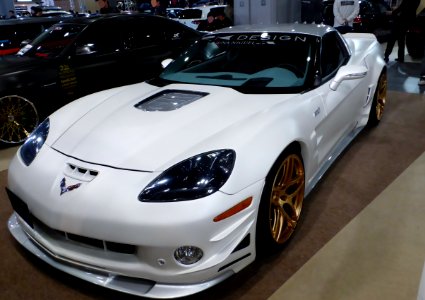 Osaka Auto Messe 2014 (162) RK DESIGN MG-FORGED - Chevrolet CORVETTE ZR1 (C6)
