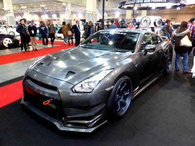 Osaka Auto Messe 2014 (169) RAYS - Nissan GT-R (DBA-R35)