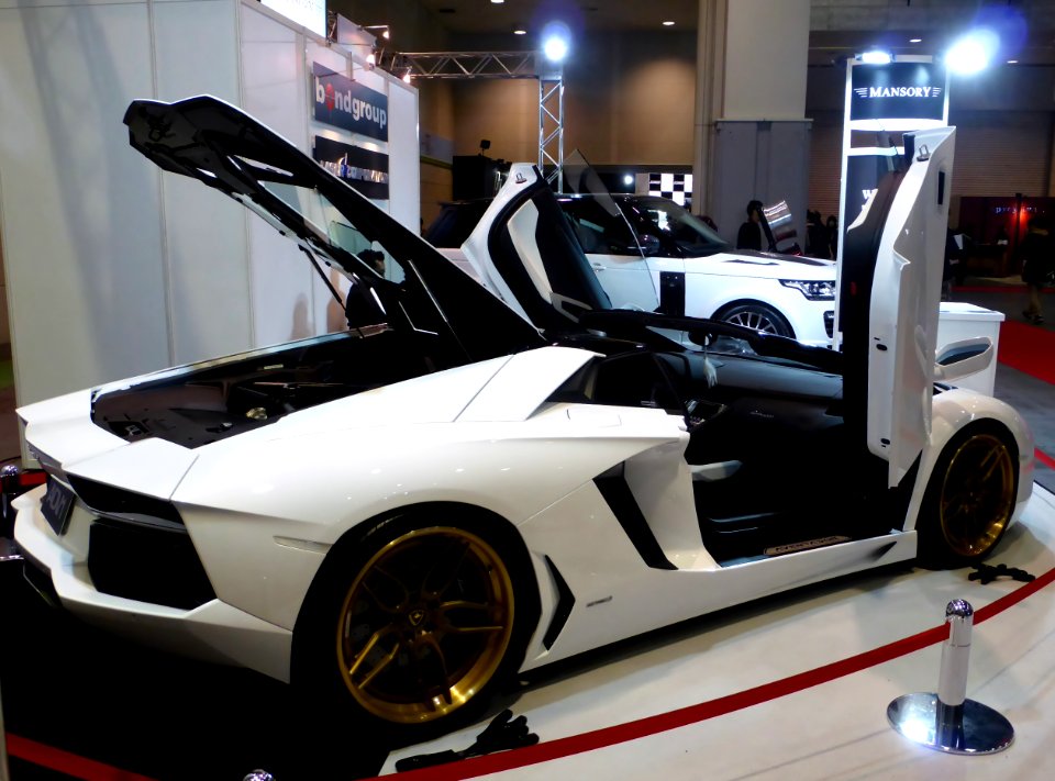 Osaka Auto Messe 2014 (167) ADV1 - Lamborghini Aventador LP700-4 Roadster 50 Anniversario
