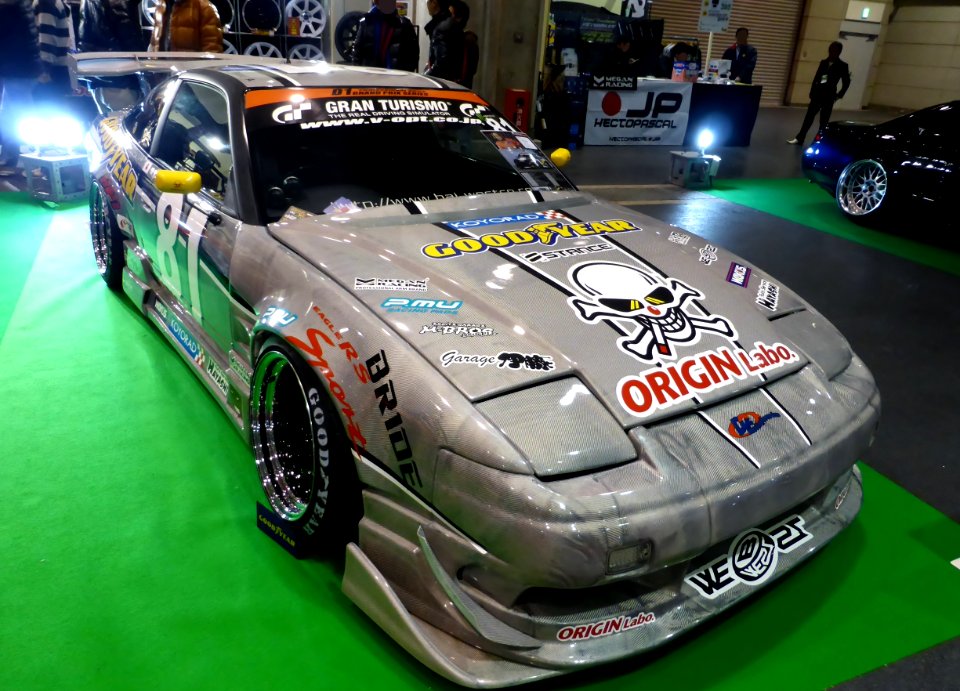 Osaka Auto Messe 2014 (143) GOODYEAR Racing with ORIGIN Labo. 180SX